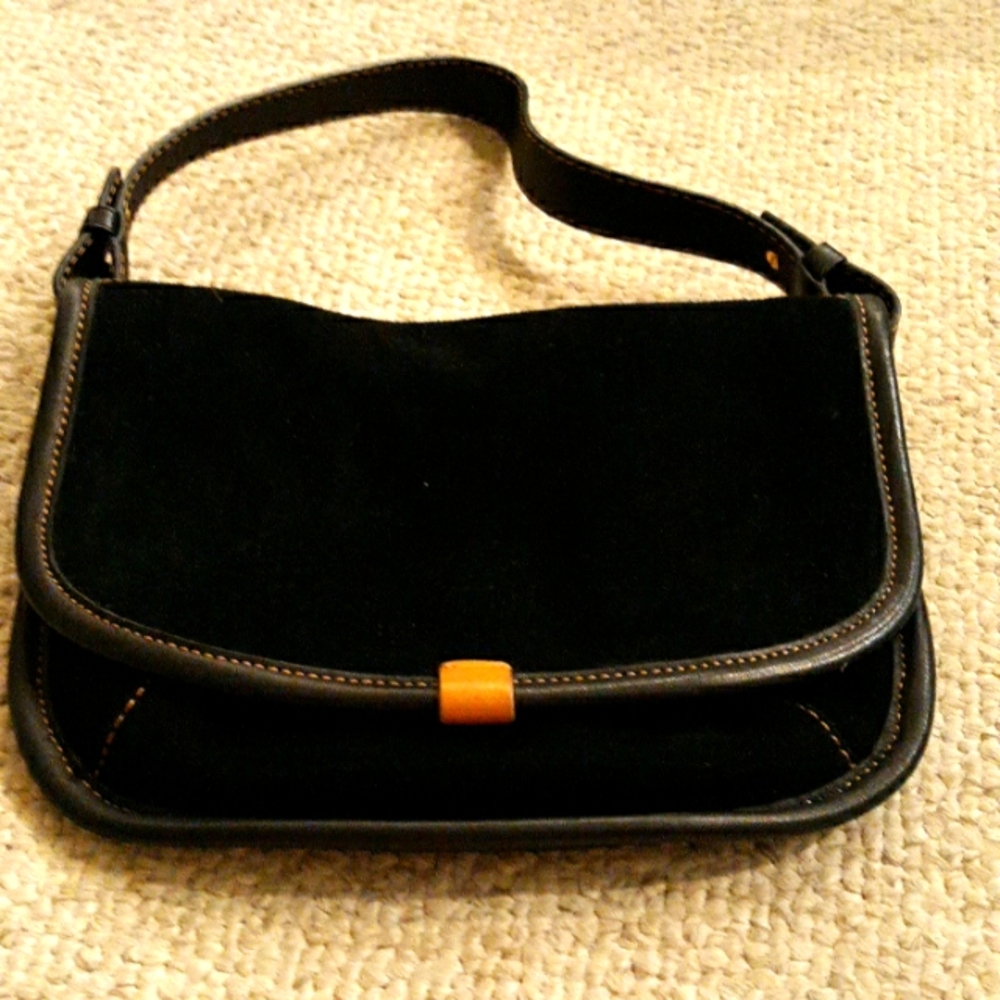 Ugg Black Suede small purse good condition